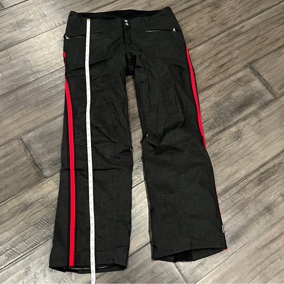 Bogner Fire and Ice Charcoal Gray and Red Ski Pants - Size 10 - Picture 12 of 16